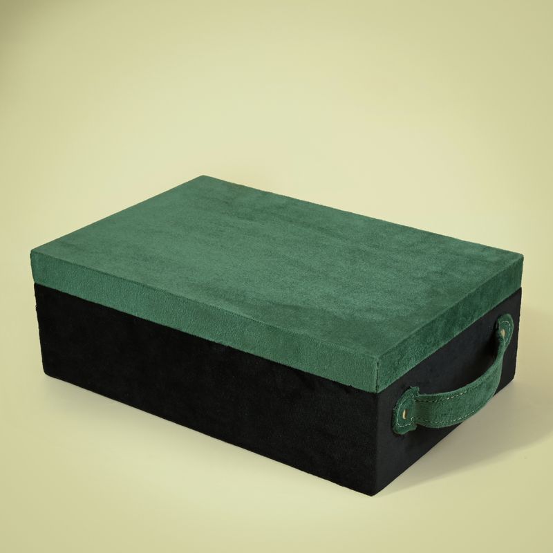 Emerald Velvet Keepsake Box