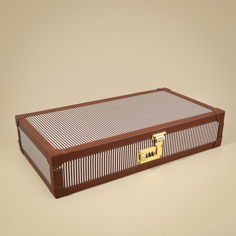Striped Leather Case