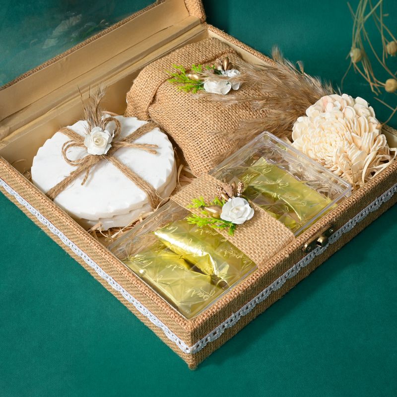 Rustic Jute Gift Set